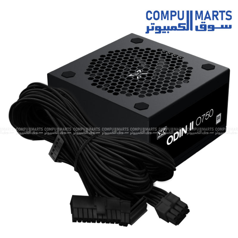 Xigmatek Odin II โ 750W Power Supply โ 80 Plus White โ Silent Fan โ Gaming PSU