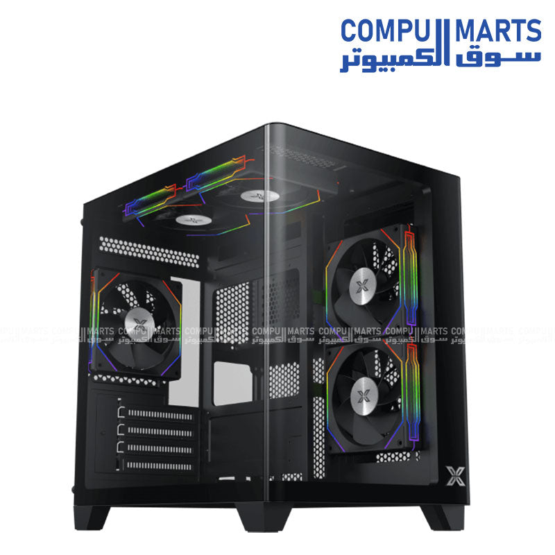 Xigmatek Pano M Nano Micro-ATX Case – Compact Design, 240mm Radiator Support, Clear Airflow
