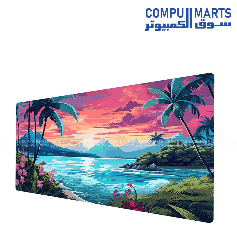 وسادات ماوس للألعاب XL - إصدار سريع | 70 × 30 سم - قاعدة مضادة للانزلاق