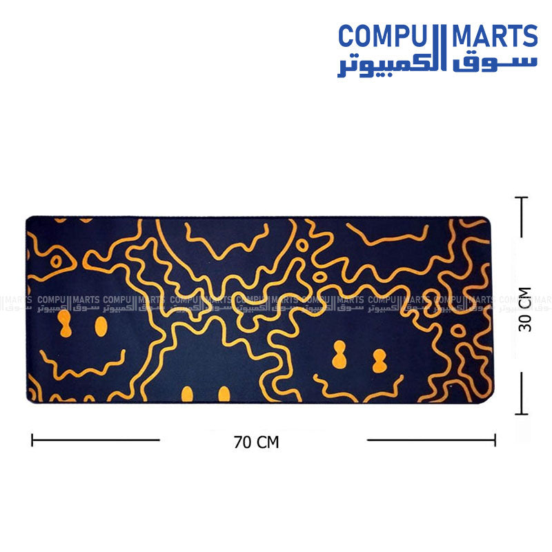 وسادات ماوس للألعاب XL - إصدار سريع | 70 × 30 سم - قاعدة مضادة للانزلاق