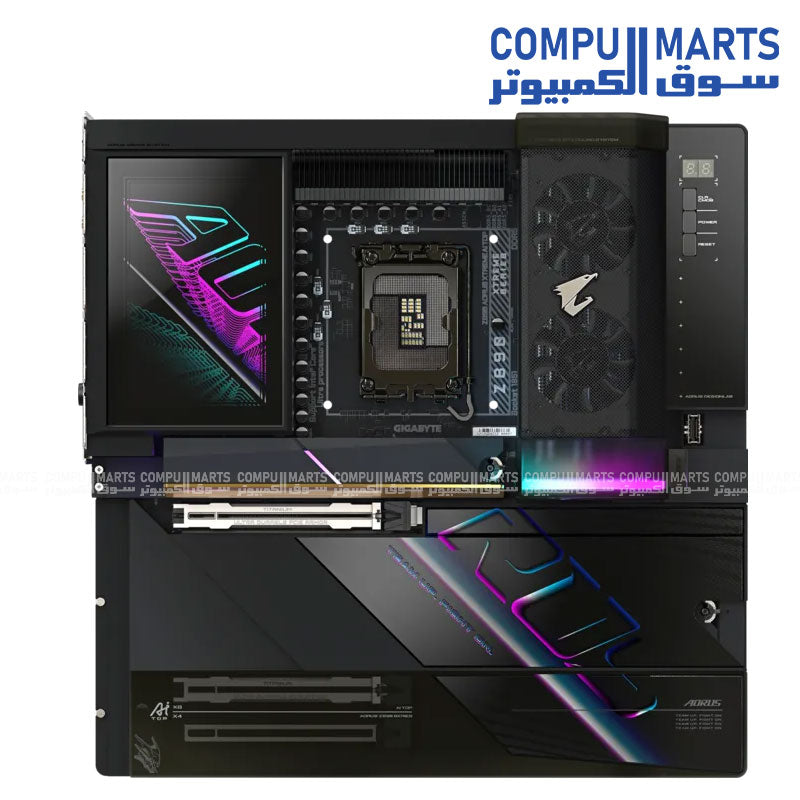 GIGABYTE Z890 AORUS XTREME AI TOP E-ATX motherboard featuring PCIe 5.0, DDR5 memory support and dual 10GbE LAN