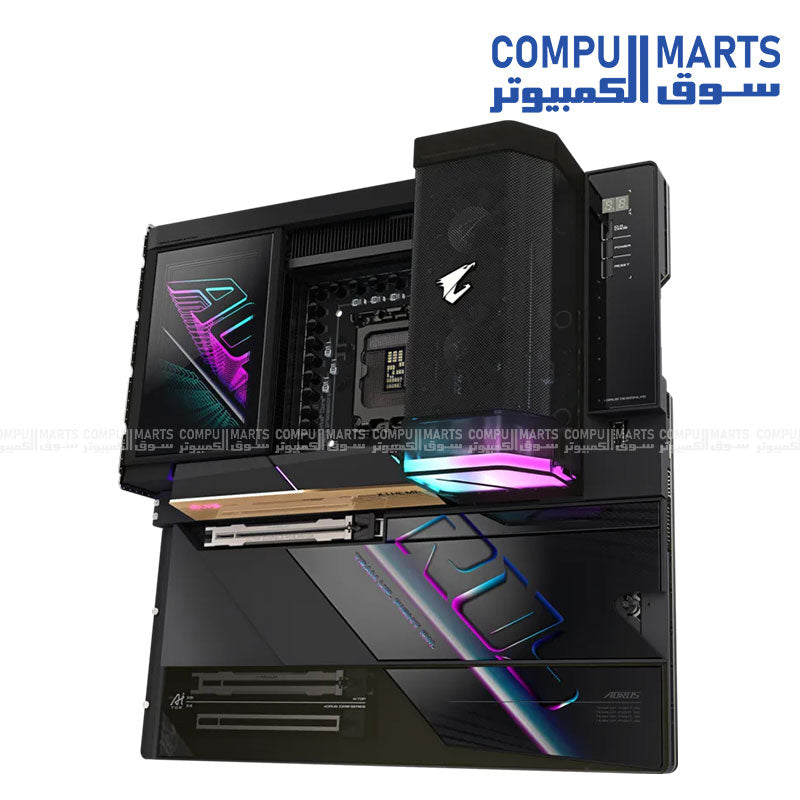 Intel Z890 motherboard with LGA1851 socket, Wi-Fi 7, Bluetooth 5.4, PCIe 5.0 and Thunderbolt 5 for modern desktop systems