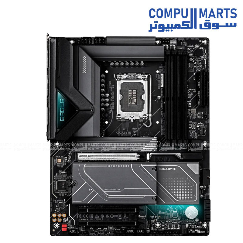 Intel Z890 ATX motherboard featuring DDR5 memory support up to 9466+MT/s and PCIe 5.0, available from Compumarts