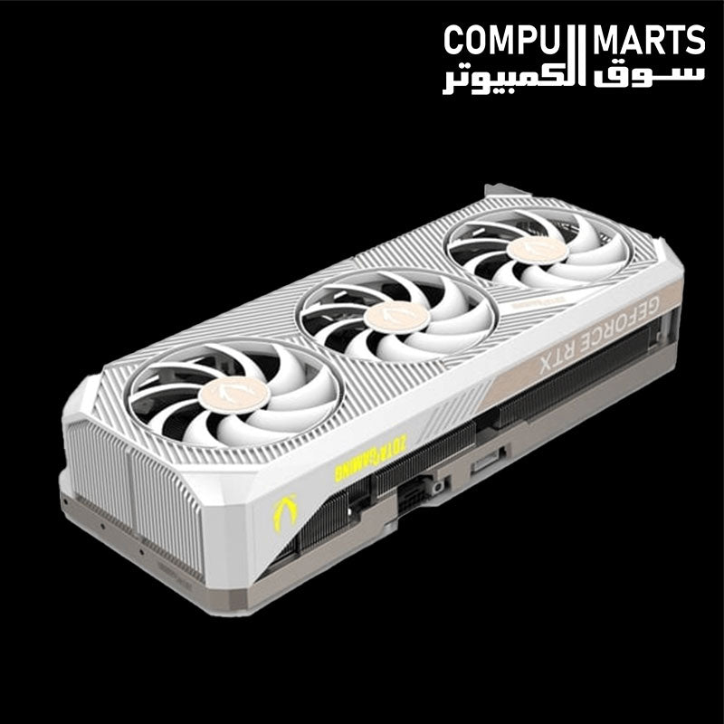 ZOTAC GeForce RTX 5080 SOLID OC White Edition with 2640 MHz engine clock