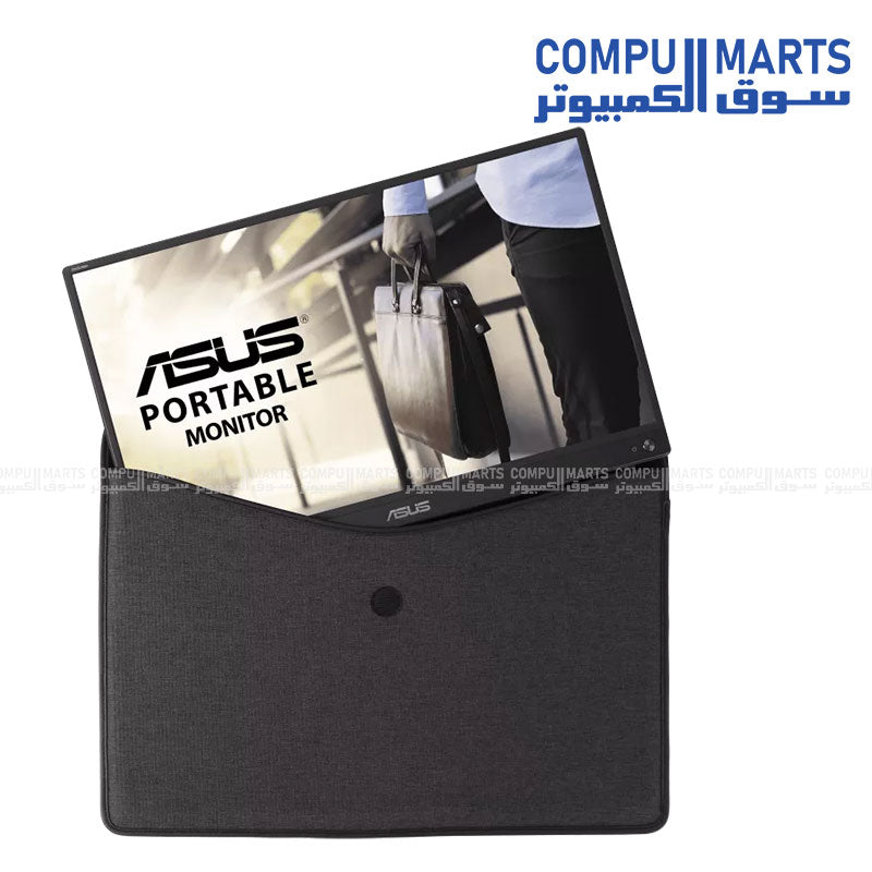 ASUS ZenScreen MB16ACV – 15.6-inch FHD Portable IPS USB-C Monitor – Antibacterial – Ultra-Slim – Low Blue Light