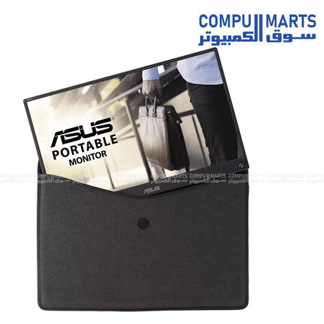 ASUS ZenScreen MB16ACV โ 15.6-inch FHD Portable IPS USB-C Monitor โ Antibacterial โ Ultra-Slim โ Low Blue Light