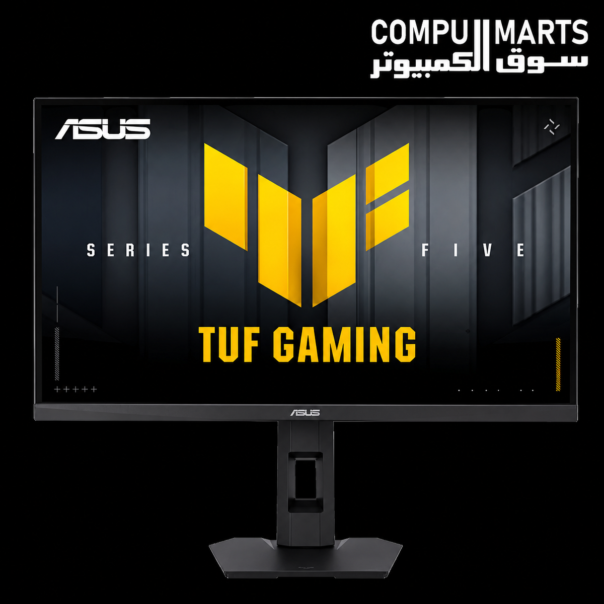 ASUS TUF Gaming Series 5 VG27AQML5F 27-inch QHD 320Hz gaming monitor front view showcasing its Fast-IPS panel available at Compumarts Egypt