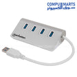 Aluminum USB 3.0 Hub – 4 Ports High-Speed Splitter for Laptop and PC – Egypt