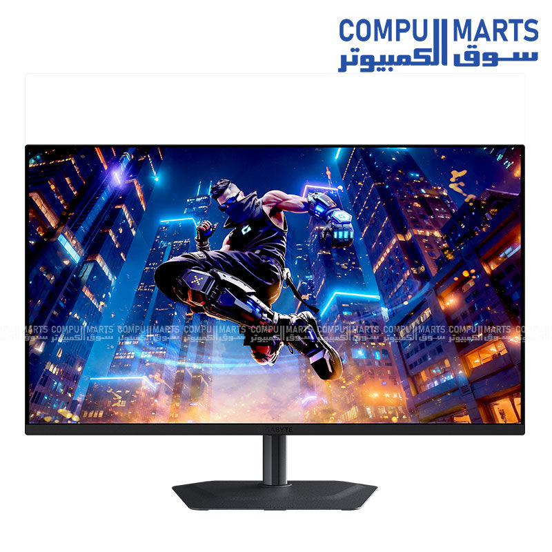 GIGABYTE AORUS MO32U2 EK 31.5 inch QD-OLED 4K 240Hz gaming monitor with HDMI 2.1 HDR display
