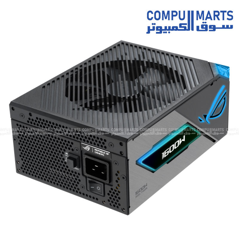 ASUS ROG Thor 1600W Titanium III Power Supply – ATX 3.1, 80 Plus Titanium, Fully Modular, ARGB Aura Sync