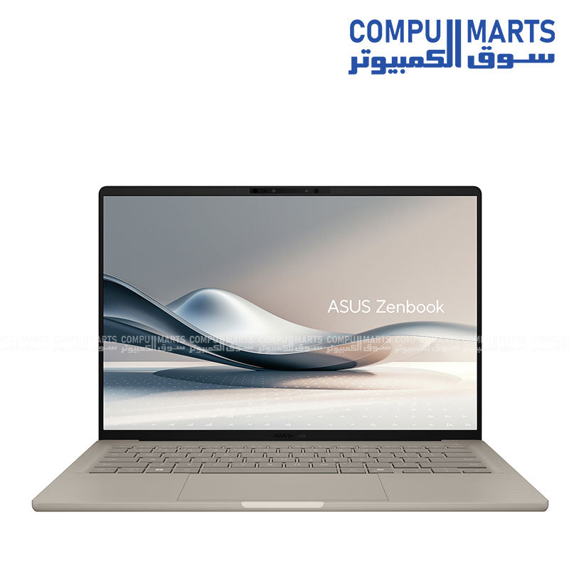 ASUS Zenbook A14 UX3407NA OLED Laptop Zabriskie Beige Snapdragon X2 Elite AI PC