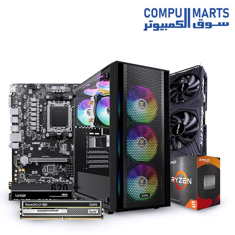RYZEN-5-Msi-MSI-PRO-A620M-E-TEAMELITE-PLUS-16GB-LEXAR-512gb-rtx-4060