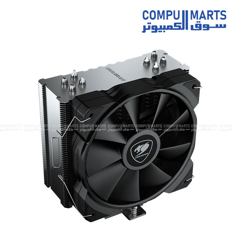 Cougar Forza 50 Essential – Single Tower CPU Air Cooler – 120mm Fan – Intel AMD Support