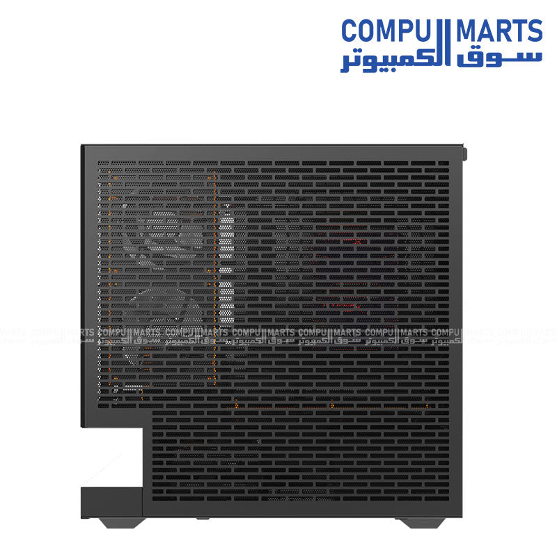 darkFlash FLOATRON F1 chassis with 0.8mm SPCC construction and support for multiple fan configurations