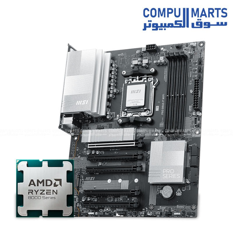 MSI PRO B840-P WIFI Motherboard with Intel Core i7-8700F Bundle Egypt