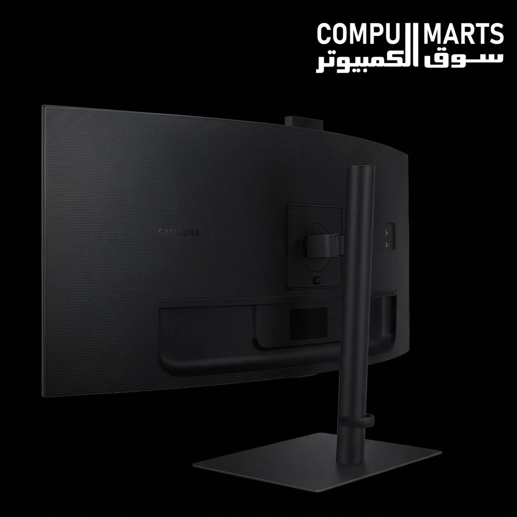 Samsung ViewFinity S6 curved monitor with VA panel, 350cd/m² brightness and built-in 5MP camera from Compumarts