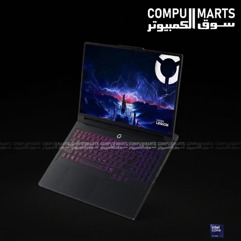 Lenovo Legion Pro 7 16IAX10H 83F500FCIN with per-key RGB backlit English keyboard, Wi-Fi 7, Thunderbolt 4, and Eclipse Black aluminium construction