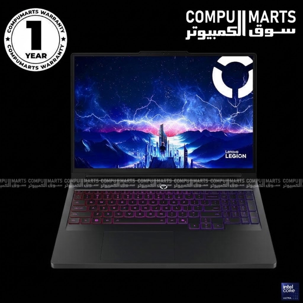 Lenovo Legion Pro 7 16IAX10H 83F500FCIN gaming laptop with Intel Core Ultra 9 275HX processor and NVIDIA GeForce RTX 5080 16GB GDDR7 graphics