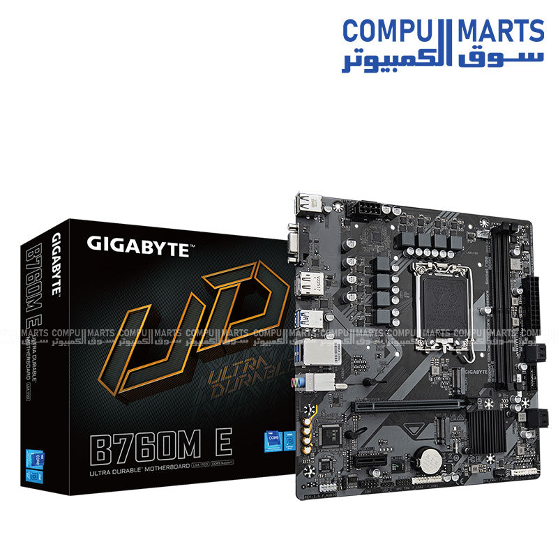 GIGABYTE B760M E DDR5 Micro ATX Motherboard LGA1700
