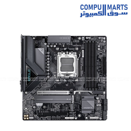 GIGABYTE B850M EAGLE WIFI6E – AM5 Motherboard – DDR5 – PCIe 5.0 – Wi-Fi 6E – Micro-ATX –Compumarts-Egyp