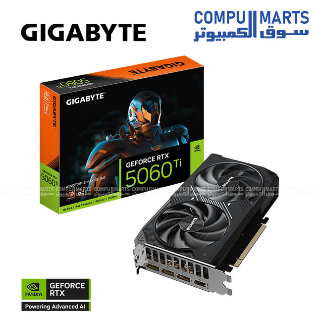 GV-N506TWF2MA-OC-16GD-GRAPHIC-CARDS-GIGABYTE-GeForce-RTX-5060-Ti WINDFORCE-MAX-OC-16GB-GDDR7–DLSS4–PCIe5.0-Egypt