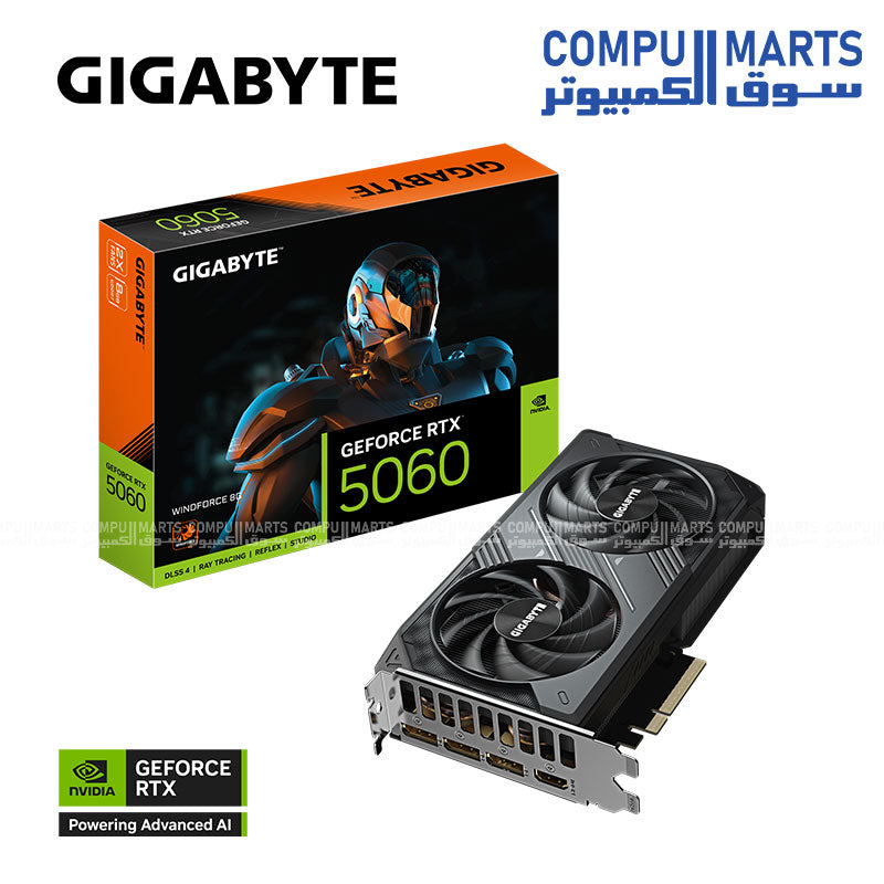 GV-N5060WF2-8GD-GRAPHIC-CARDS-GIGABYTE-GIGABYTE-GeForce-RTX 5060-WINDFORCE-8GB-GDDR7-PCIe-5.0-DLSS-4-Dual-Fan