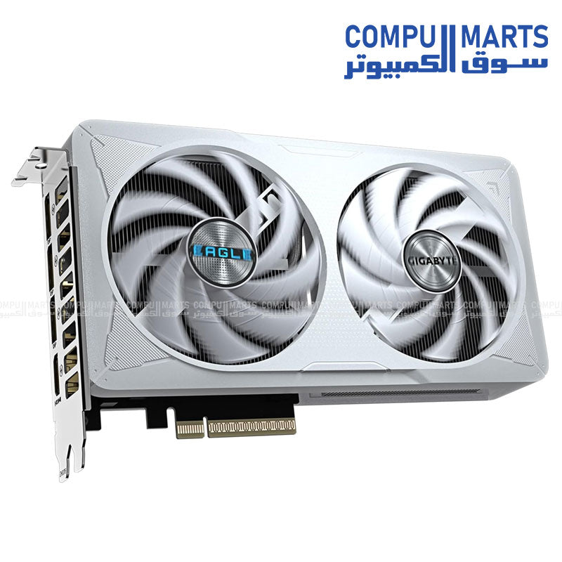 GeForce-RTX-5060-EAGLE-OC-8GB-Graphics-Card-Gigabyte–PCIe-5.0– WINDFORCE-Cooling–Black-OR-WHITE