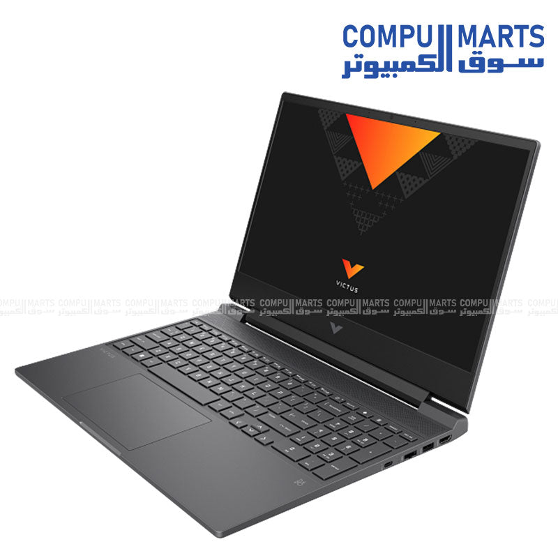 "HP Victus 15-fa1021 Gaming Laptop Intel i7-13700H 14 Cores RTX 3050 6GB 16GB RAM 512GB SSD 15.6 FHD 144Hz Mica Silver Egypt"