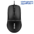 MIXIE BM760 Wired Optical Mouse – Ergonomic 4-Button Design with Adjustable DPI for Office, Business, and PC