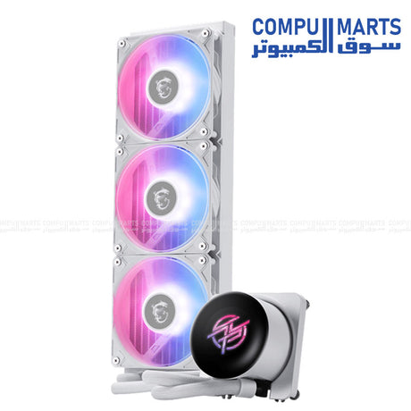 MSI-MPG-CORELIQUID-P13-360mm-ARGB-AIO-Liquid-Cooler–2.1-nch-IPS-Display–Intel-AMD-Support–Quiet-Pump-Cyclo-Blade-Fans