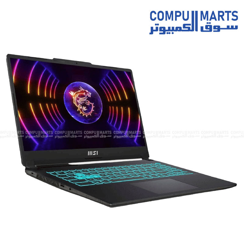 MSI Cyborg 15 A13UDX gaming laptop – Intel i7-13620H, RTX 3050 6 GB, 16 GB DDR5, 512 GB Gen4 SSD, 15.6″ FHD 144 Hz, Translucent Black