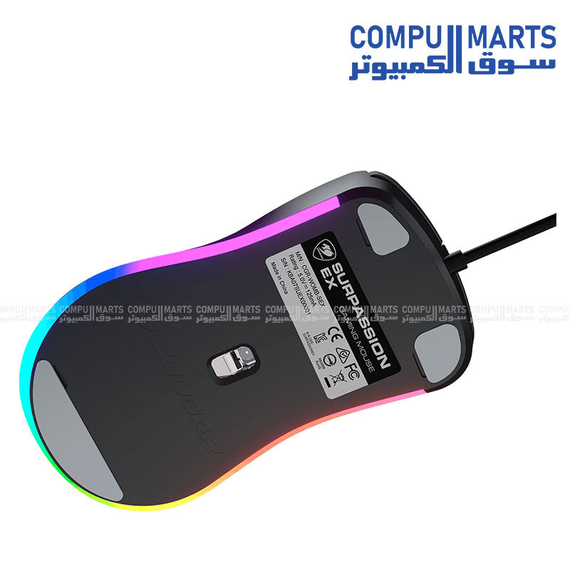 COUGAR-Surpassion-EX–Gaming-Mouse–PAW3309-Sensor-6400DPI–RGB-Shortcut–1000Hz