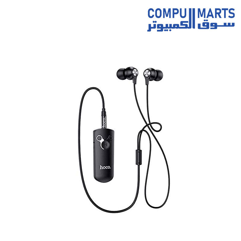 Hoco E52 Euphony Wireless Bluetooth Audio Receiver with Earphone and M ...