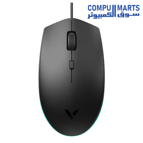 V11S-MOUSE-RAPOO-WIRED