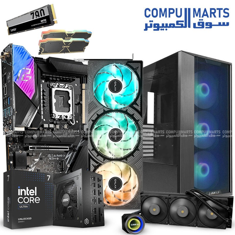 ALEXANDRE P ULTRA – GALAX RTX 5080 + Intel Core Ultra 7 265K + Z890 + Lian Li Cooling