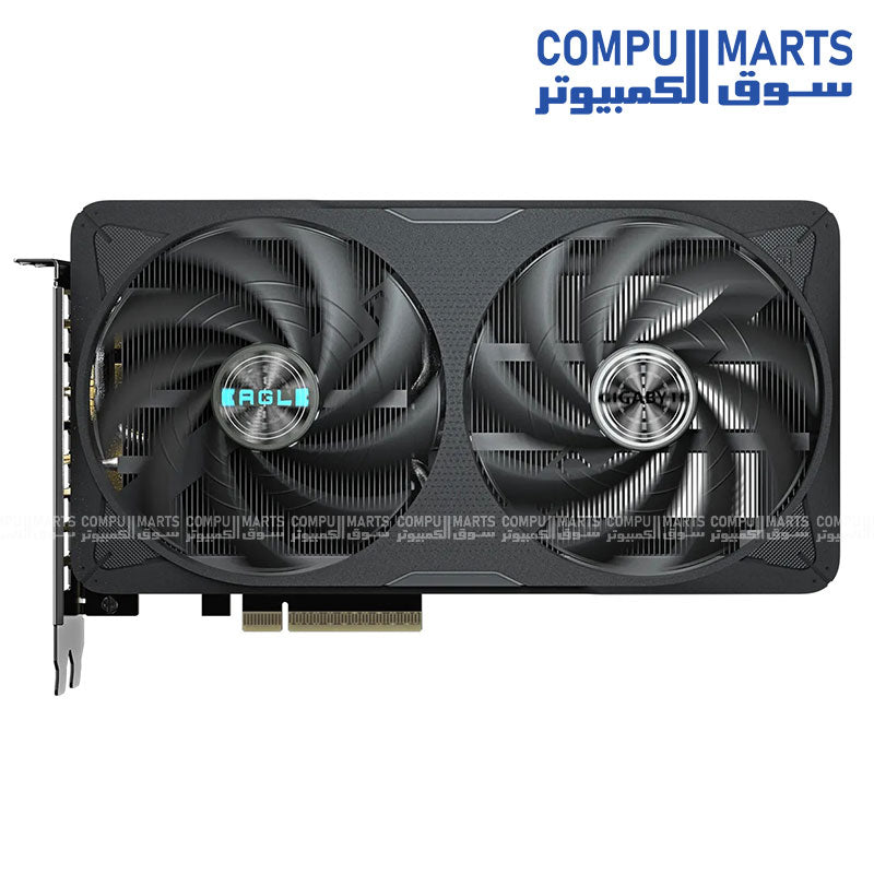 GIGABYTE-RTX-5060-Ti-EAGLE-OC-front-view-with-dual-fan cooling