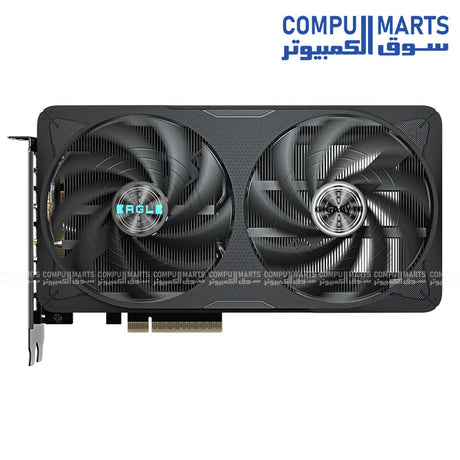 GIGABYTE-RTX-5060-Ti-EAGLE-OC-front-view-with-dual-fan cooling