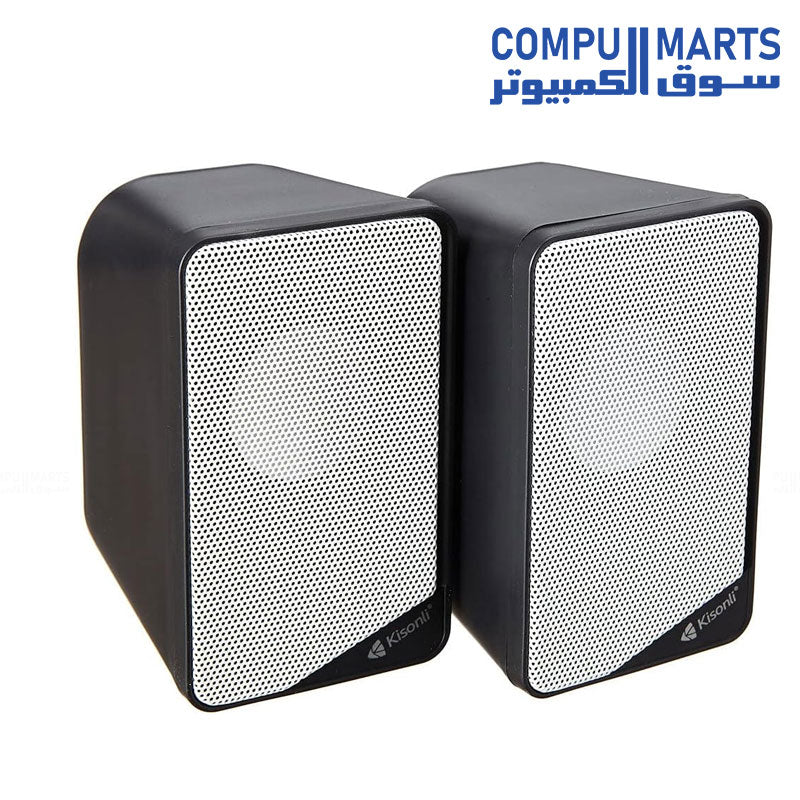 Kisonli KS-03 Portable Bluetooth Speaker with clear sound and multiple input options in Egypt