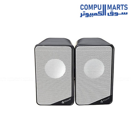 Kisonli KS-03 Portable Bluetooth Speaker with clear sound and multiple input options in Egypt