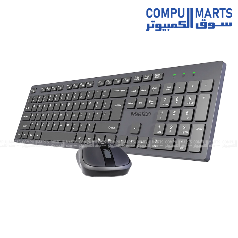Meetion CW216 Wireless Keyboard and Mouse Combo slim silent design