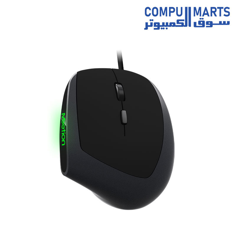 فأرة Meetion MT-M390 السلكية العمودية المريحة مع إضاءة حمراء LED