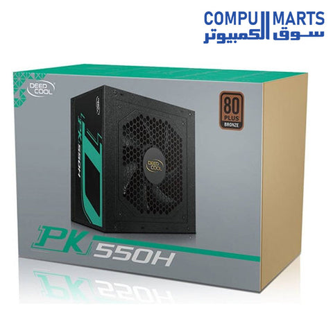 PK550H-Power-Supply-Deepcool-80+-Bronze-Semi-Modular-120MM