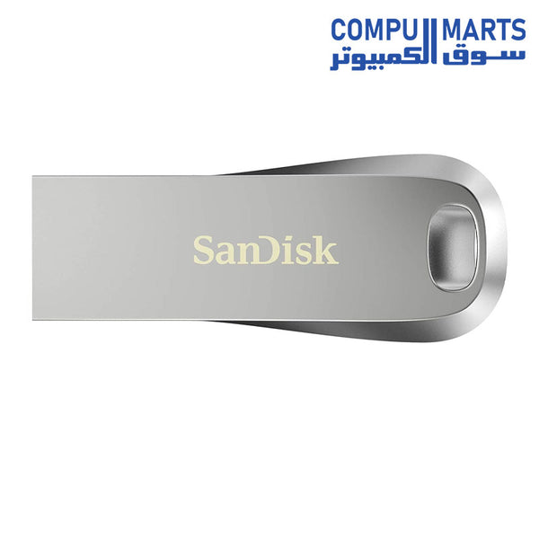 SanDisk Ultra Luxe USB 3.2 Metal Flash Drive – High-Speed Storage (32GB-512GB) For Backup & Transfer