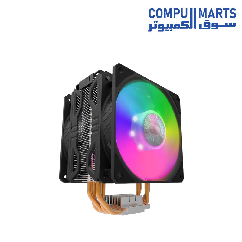 Cooler Master Hyper 212 LED Turbo ARGB black and silver CPU cooler