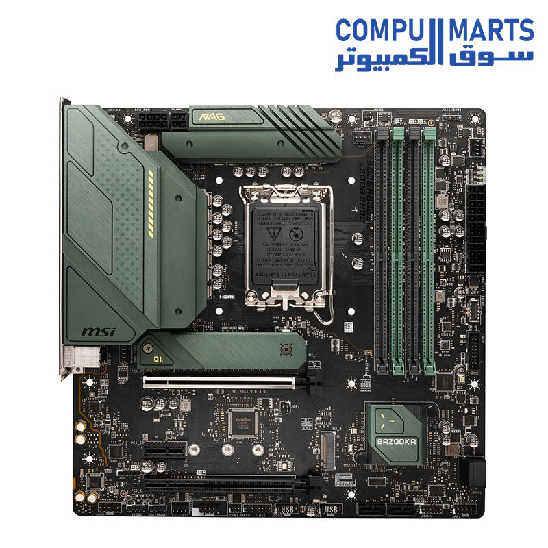 MAG -B660M-MSI-Bazooka-DDR4