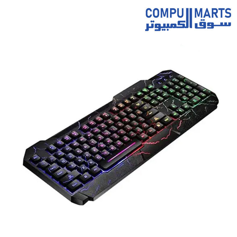 E3-Keyboard-TECHNO ZONE-WIRED-GAMING