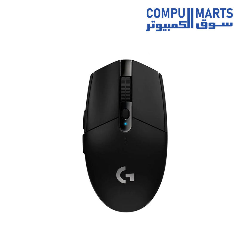 Logitech G305 LIGHTSPEED Wireless Gaming Mouse, HERO Sensor, 12,000 DPI,  Lightweight, 6 Programmable Buttons, 250h Battery, On-Board Memory,  Compatible with PC, Mac - White 