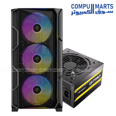 0004-Computer Case + Power Supply bundle (BUILDER )0