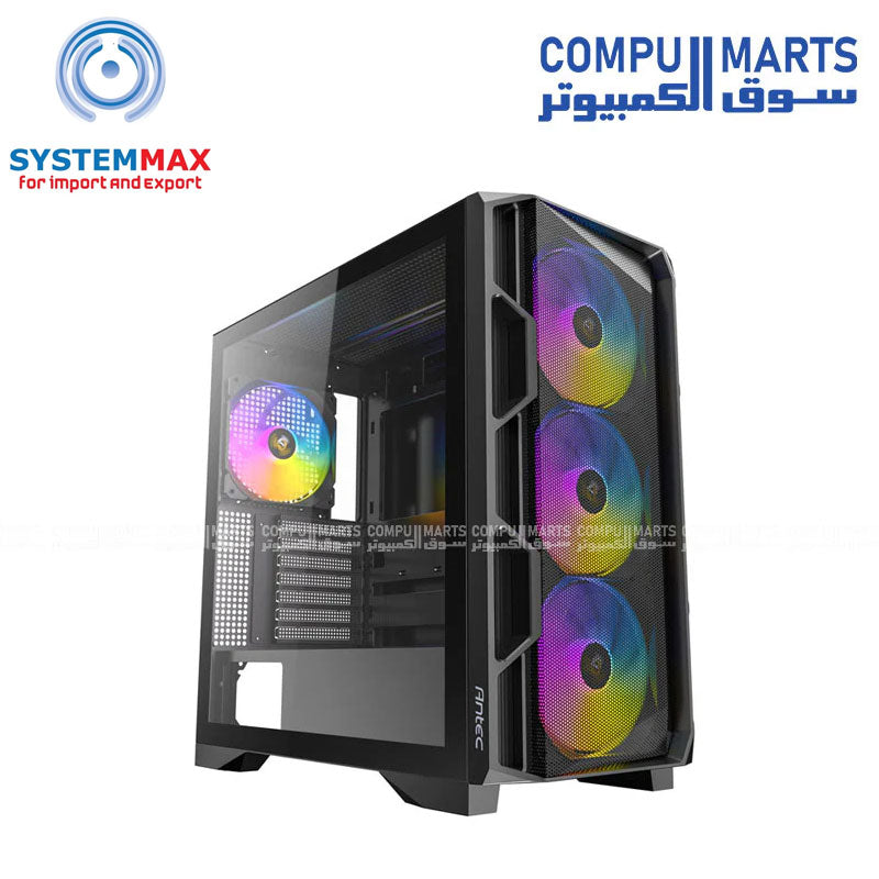 Antec AX1000 Lite Case – 4 ARGB Fans – Mid Tower Gaming Case