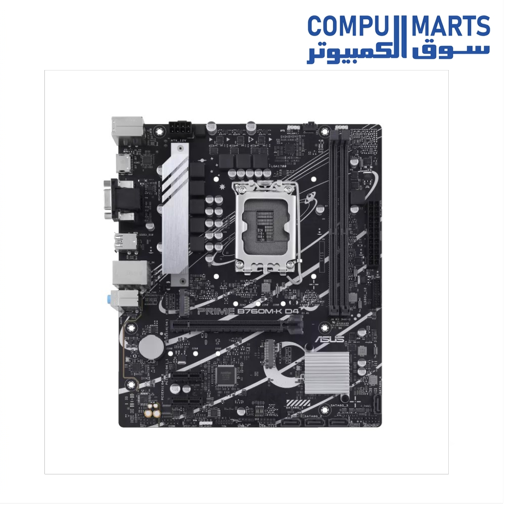 ASUS Prime B760M-K D4 Intel B760 LGA 1700 motherboard